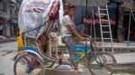 Kathmandu cycle-rickshaw driver's dog Shyam