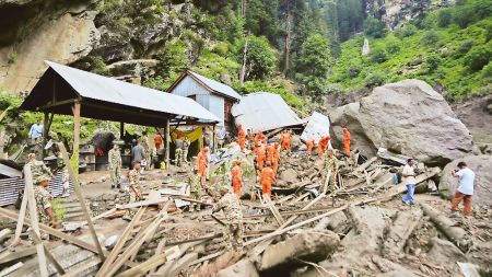 Kishtwar flash flood, flash flood, Kishtwar, Kishtwar flood, Jammu & Kashmir flash flood, Extreme weather events in J&K, Indian express news, current affairs