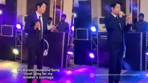 Korean man sing Shah Rukh Khan song