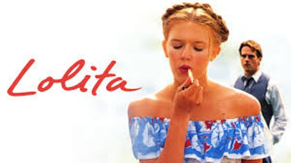 The poster of the film adaptation of Lolita 