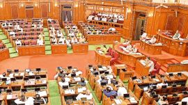 Uttar Pradesh govt, Suresh Kumar Khanna, Viksit UP, Viksit Uttar Pradesh, Viksit bharat, Uttar Pradesh Legislative Assembly, Lucknow news, Uttar pradesh news, Indian express, Current affairs