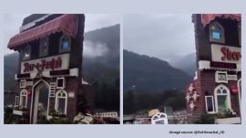 The IMD issued a red alert for Chamba and Kangra, while an orange alert remains in effect for Kullu and Mandi. Hamirpur, Bilaspur, and Una are under a yellow alert, with the monsoon expected to continue till September 1 (Image source: @GoHimachal_/X)