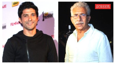 Farhan Akhtar says Naseeruddin Shah doesn't respect him.