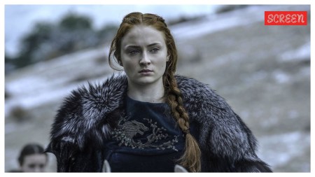 Sophie Turner as Sansa Stark in Game of Thrones.