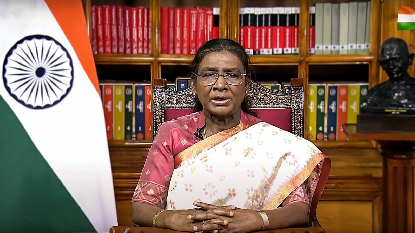 President Droupadi Murmu on India chess