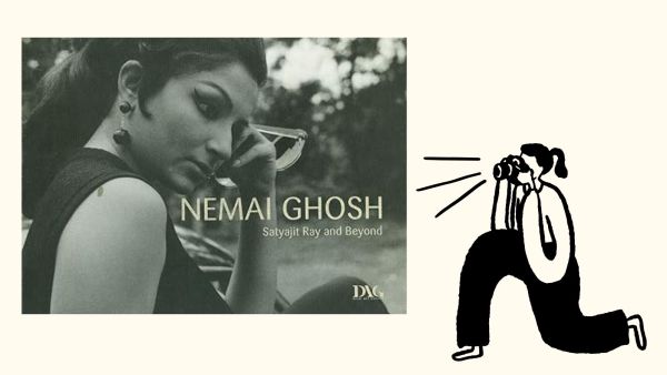 The cover of Nemai Ghosh: Satyajit Ray and Beyond. 
