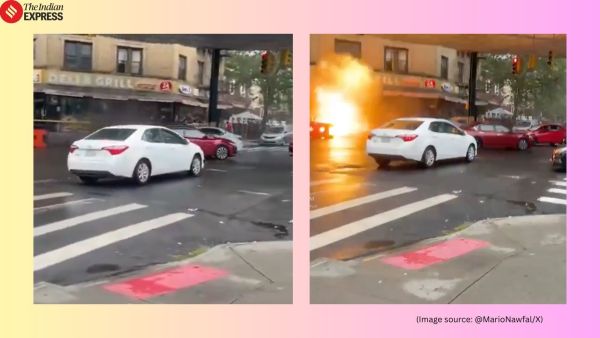 New york manhole blows up in fiery blast