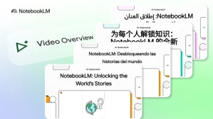 Google says NotebookLM's Video Overviews feature "creates visuals to help illustrate points while also pulling in images, diagrams, quotes and numbers"