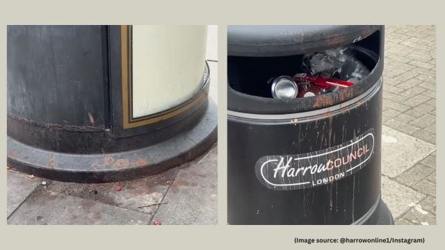 In a 2010 report published by BBC UK, the Brent Council ran an education campaign to eradicate the problems of paan (Image source: @harrowonline1/Instagram)