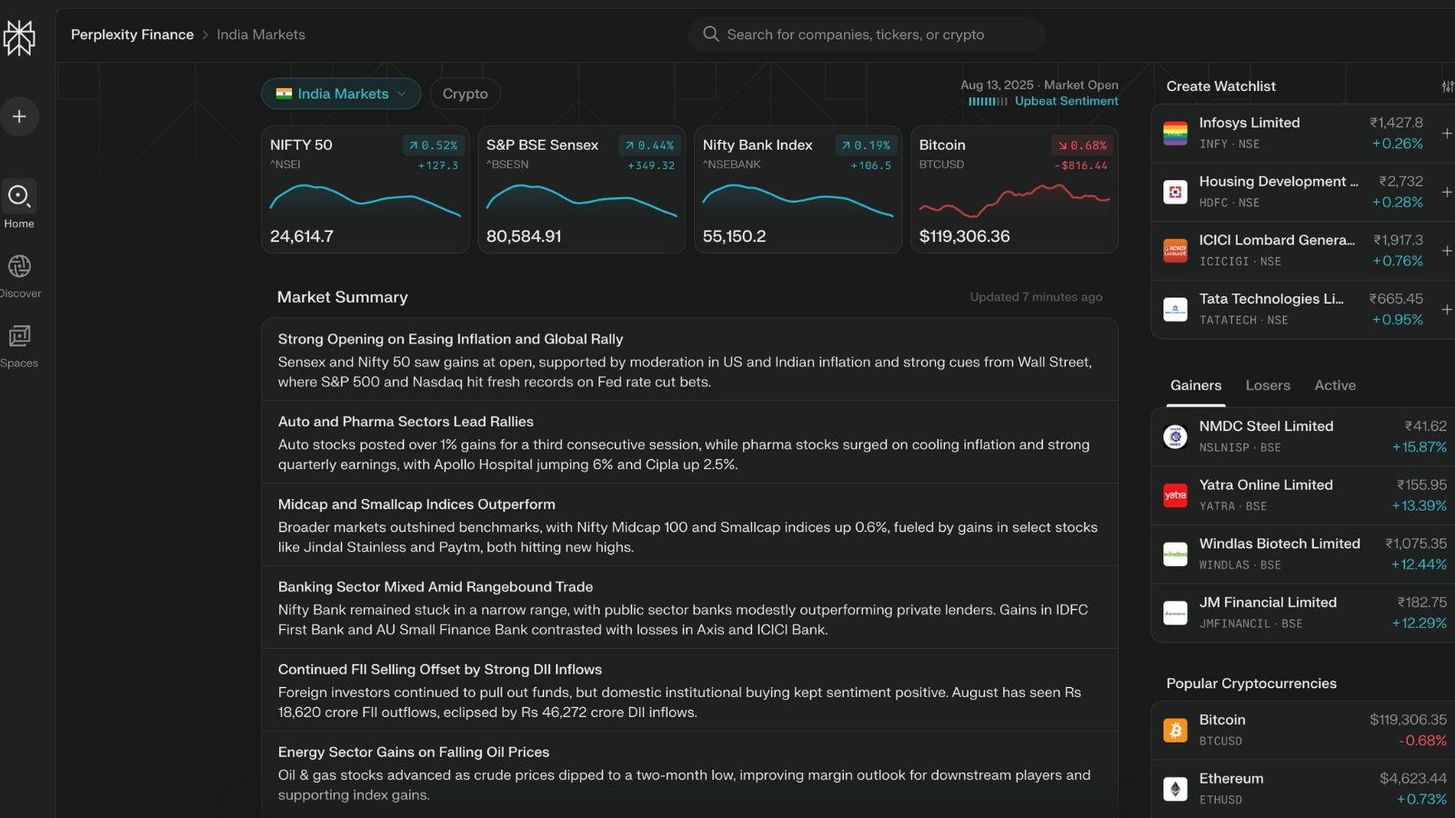 Perplexity Finance Lands in India: Free Premium Market Data for Aussie Investors!