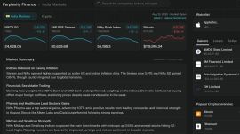 Perplexity Finance’s new India-focused platform offers free premium stock data, earnings tracking, and AI-powered market insights. (Image: Perplexity)