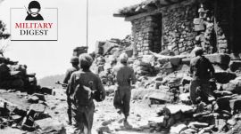 Indian troops patrolling areas in Haji Pir Pass in 1965