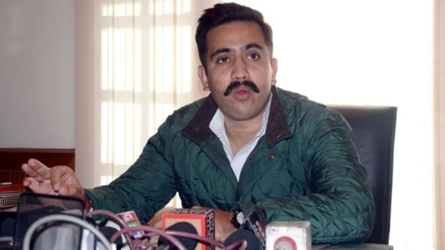 Himachal Pradesh Public Works Department (PWD) Minister Vikramaditya Singh