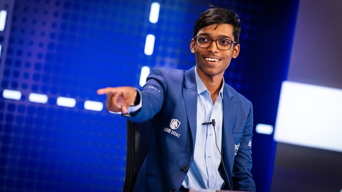 Praggnanandhaa qualified for Grand Chess Tour finals after finishing second in the Sinquefield Cup 2025. (Photo: Grand Chess Tour/Lennart Ootes)