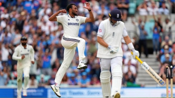 The India vs England series has endede on a redemptive note for Prasidh Krishna. (AP)