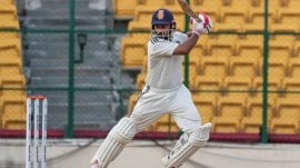 FILE PHOTO: Priyank Panchal in action for West Zone during Duleep Trophy final 2023. (PTI Photo)