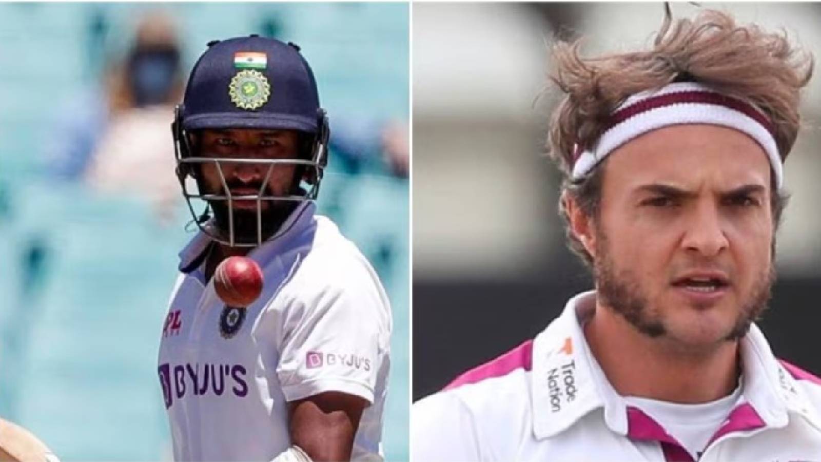 Warum Cheteshwar Pujara von Seamer Jack Brooks (der sich später für den ...