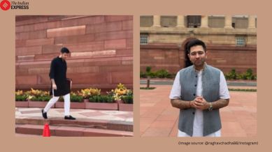 Raghav Chadha Parliament viral video