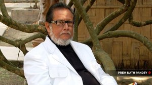 Theatre Director Ratan Thiyam in New Delhi
