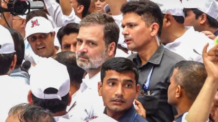 LoP in the Lok Sabha and Congress leader Rahul Gandhi