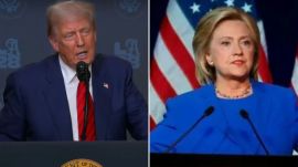 Donald Trump recently reacted to Hillary Clinton's mild promise of praise