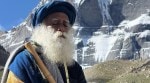 Sadhguru meditating at Mount Kailash