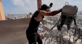 Video shows second IDF strike hitting Gaza hospital