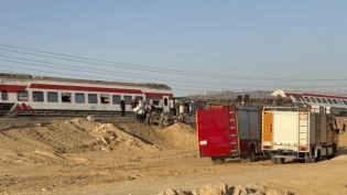 egypt train derail