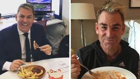 Shane Warne, the wizard of spin loved his baked beans, margherita pizza and bacon sandwiches. (Instagram)