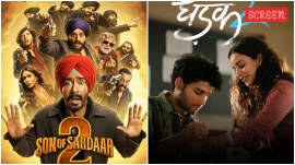 Son of Sardaar 2, Dhadak 2 Movie Review Live Updates: Ajay Devgn is set to return as Jassi in SOS 2 while Dhadak 2 feature Triptii Dimri-Siddhant Chaturvedi.