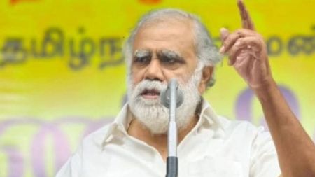 DMK leader and Tamil Nadu Minister I Periyasamy