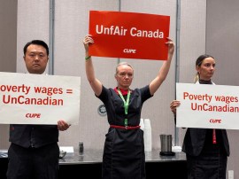Air Canada flight attendants’ union asks Jobs Minister not to intervene in negotiations