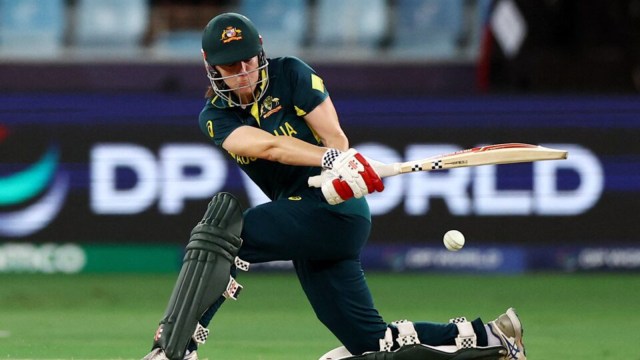  Australia's Tahlia McGrath in action. (Reuters)