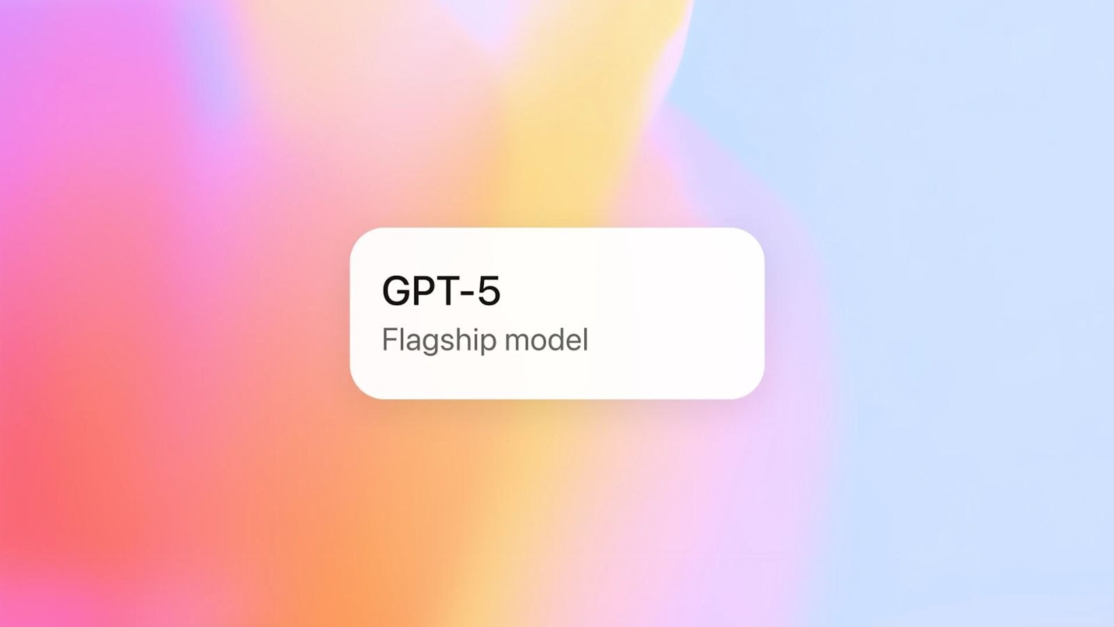 OpenAI GPT-5 interface screenshot