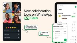 A look at WhatsApp's new Schedule Calls feature.