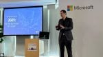 Puneet Chandok, President, Microsoft India & South Asia on-stage at the WTI event in Noida.