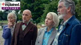 Richard Osman, The Thursday Murder Club, Netflix, Netflix India, Helen Mirren, Pierce Brosnan, Celia Imrie, Ben Kingsley, Indian express explained, explained news, current affairs