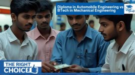 A Diploma in Automobile Engineering is a subset of Mechanical Engineering at the bachelor's level.