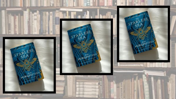 The book cover of The Starless Sea by Erin Morgenstern