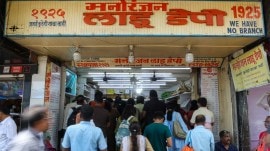 The story of Manoranjan Ladu Depo began in the 1920s, when a young Balkhandi Lal Mishra left his hometown of Kanpur for then-Bombay in search of a better livelihood. Express photos by Akash Patil manoranjan ladu depot