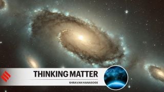 A deep field image of distant galaxies, each a glowing clue in the search to understand dark energy and the fate of our universe. (AI-generated image: DALLE)