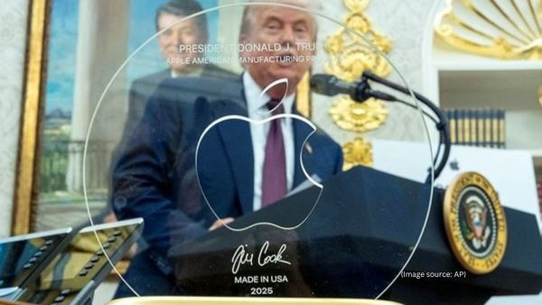 Apple CEO Tim Cook gifts US President Donald Trump ‘24 karat gold’ memento