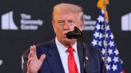 US President Donald Trump speaks at the Kennedy Center, Wednesday, Aug. 13, 2025, in Washington. (AP Photo/Alex Brandon)