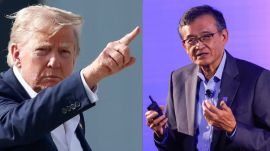 President Donald Trump on Thursday demanded the resignation of Intel CEO Lip-Bu Tan