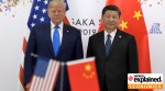 President Donald Trump with Chinese President Xi Jinping at the G-20 summit in 2019