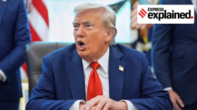 In President Donald Trump's conception, a reciprocal tariff necessarily means a tariff rate at which the US stops having a trade deficit with the other country. (AP)