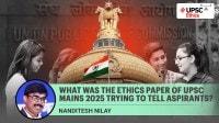 upsc cse mains 2025 ethics paper analysis