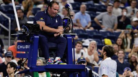 US Open photographer controversy medvedev vs bonzi