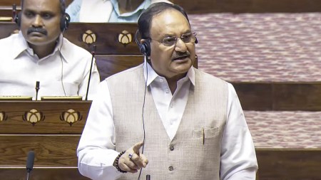 Kharge and Nadda spar in Rajya Sabha