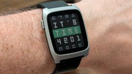 The Pebble smartwatch will feature a compass with an e-paper colour display. (Image: Eric Migicovsky Blog)